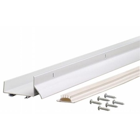 Homepage 36 in. White Aluminum & Vinyl Door Bottom Drip Cap HO649107